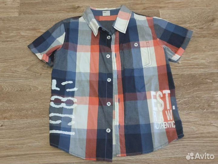 Рубашки детские 128 цена за 2