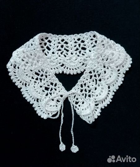 Кружевные, накладные воротники ручная работа