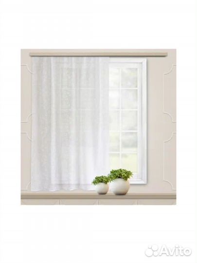 Тюль Witerra Вуаль с бабочками на ленте, 140х145