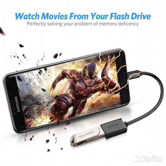 Адаптер Ugreen Micro USB-USB 2.0