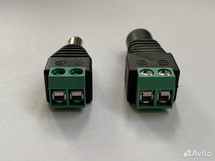 Разъемы питания 5,5х2,1 с клеммной колодкой