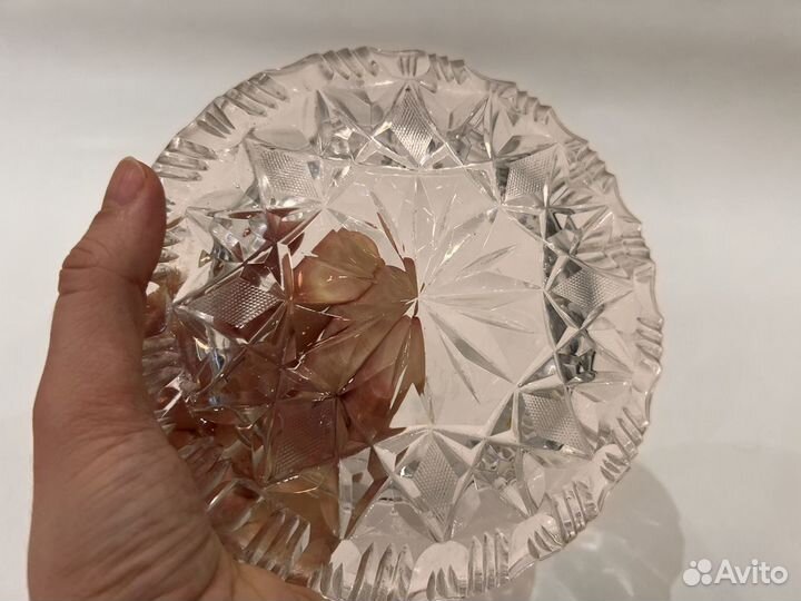 Пепельница ссср, хрусталь
