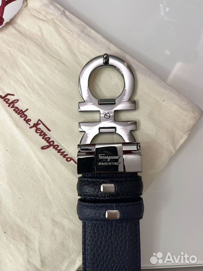 Мужской кожаный ремень Salvatore Ferragamo