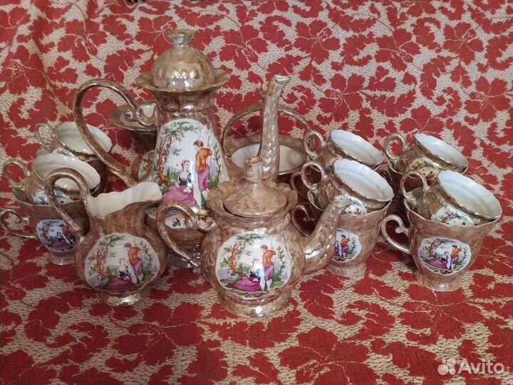 Сервиз чайный 6 персон, 17 предметов