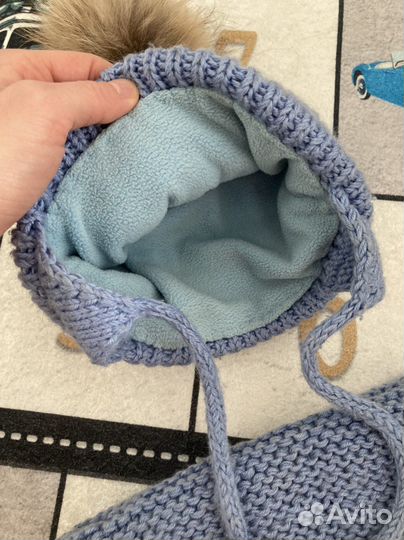 Комплект шапка и снуд детский