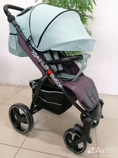 Новая коляска Luxmom G30 большие колеса (тиффани)