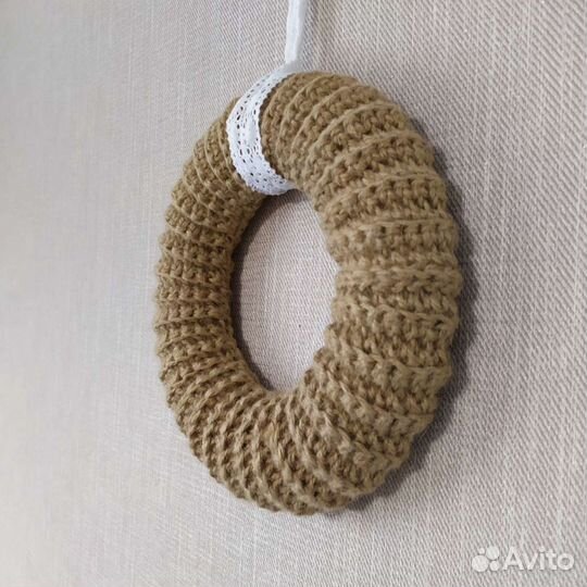 Венок декоративный 27см