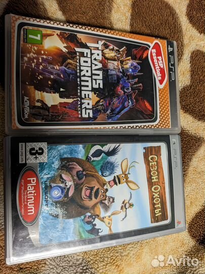 Диски и сумка на приставку psp sony