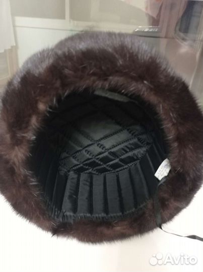 Шапка ушанка мужская норка