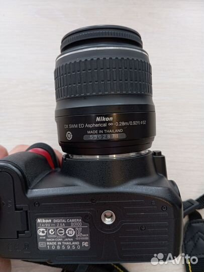 Зеркальный фотоаппарат nikon d3100