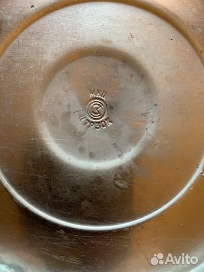 Кофейник металлический СССР никилированный 1,5 л