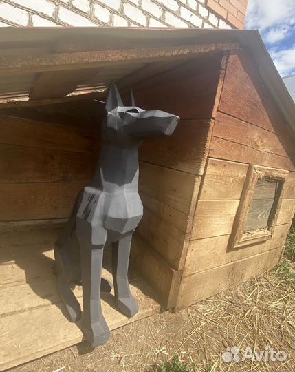 Собака из металла