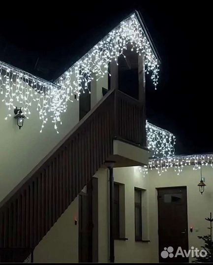 Гирлянда уличная бахрома