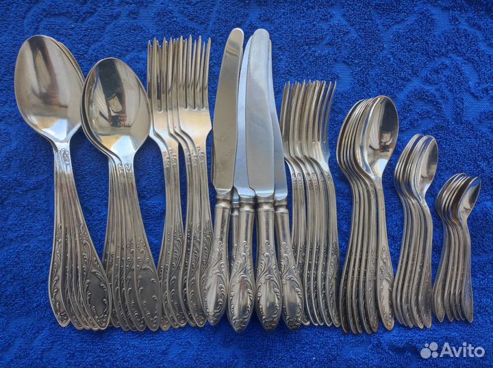 Вилки ложки мельхиор СССР