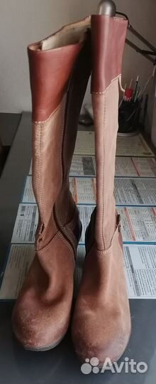 Сапоги женские демисезонные натуральная кожа
