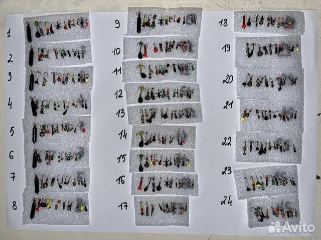 Набор вольфрамовых мормышек