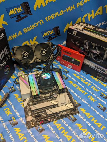 Топ комплект i9 10900X 64GB озу Asus Prime X299