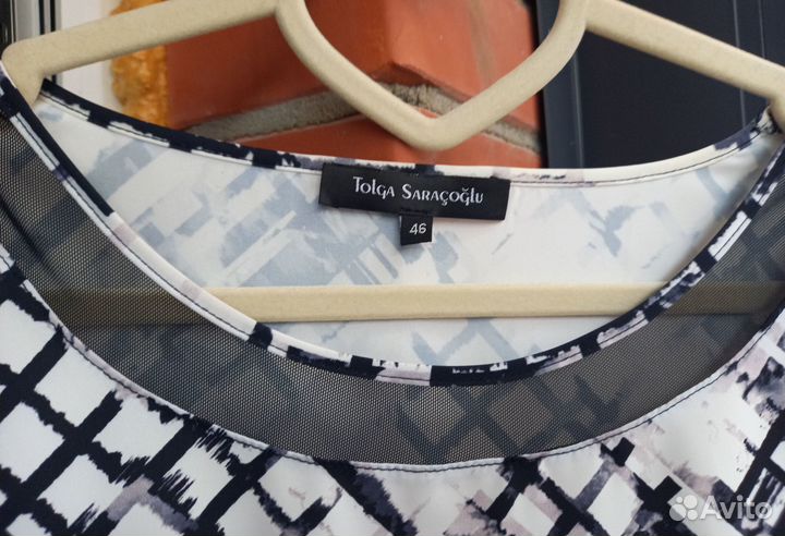 Блуза нарядная из шёлка, размер 54, Турция