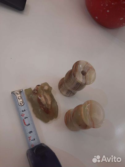 Подсвечник пара, лягушка из оникса