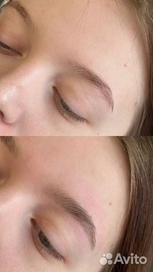 Коррекция и окрашивание бровей