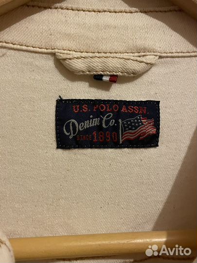 Джинсовка укороченная U.S. Polo Assn