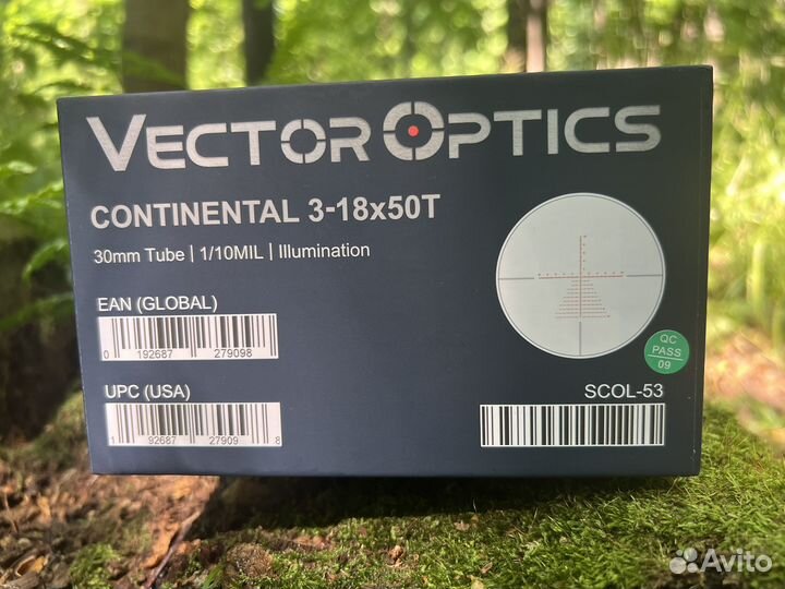 Прицел Vector Optics Continental X6 3-18х50 Tactic