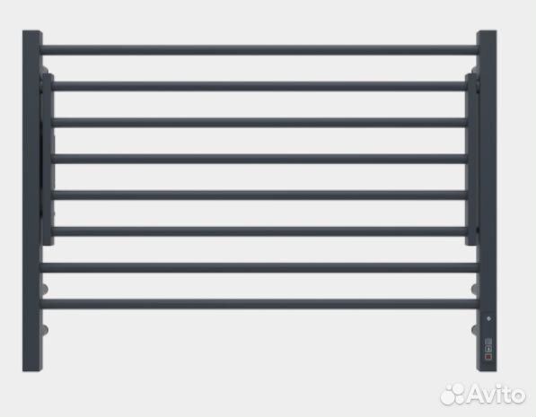 Горизонт полотенцесушитель электрический черный