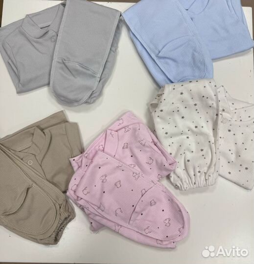 Ползунки и рубашки лапша