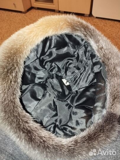 Берет женский норковый