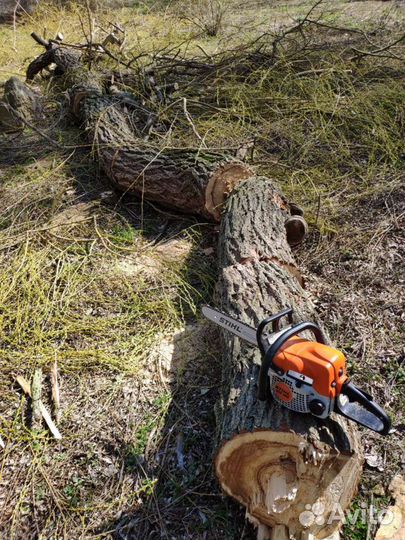 Спил деревьев, расчистка участков