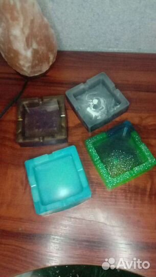 Эпоксидная смола. Пепельницы