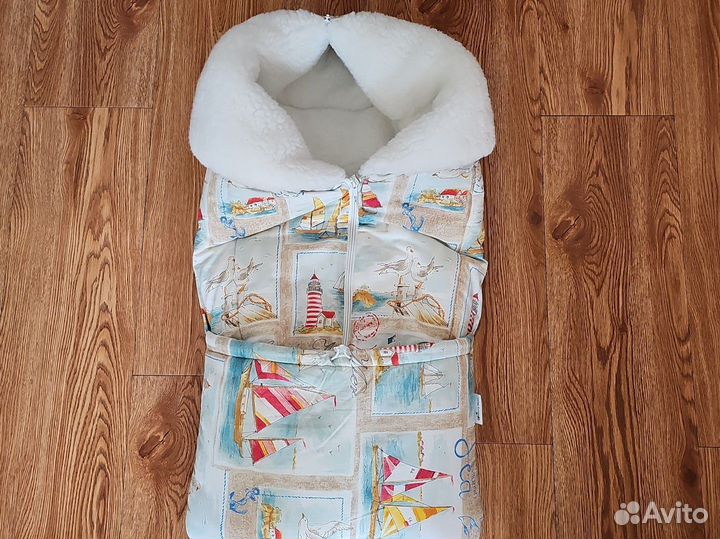 Зимний конверт в коляску