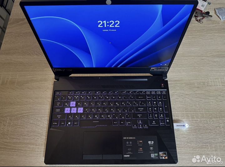 Игровой Asus TuF Ryzen5/GTX1650/8gb/512gb