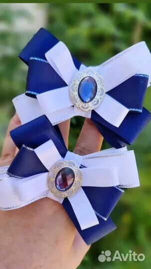 Бантики ручной работы для школы и сада