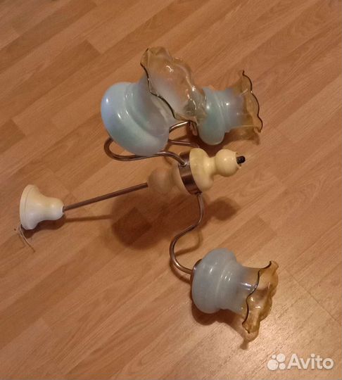 Советская люстра. В рабочем состоянии. Б/у