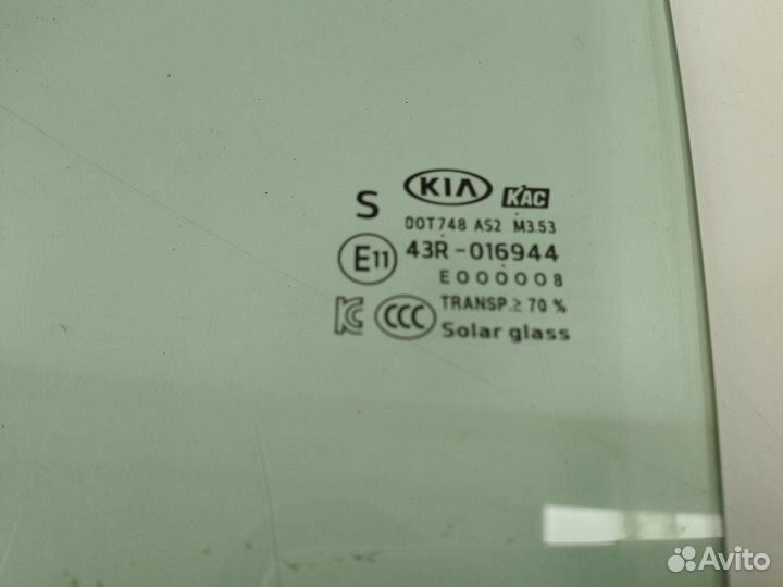 Стекло двери задней левой Оригинал Kia K5 2020-н.в