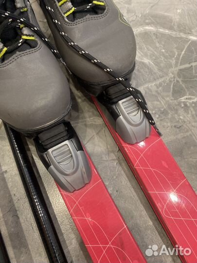 Лыжи беговые детские с ботинками 35 размер