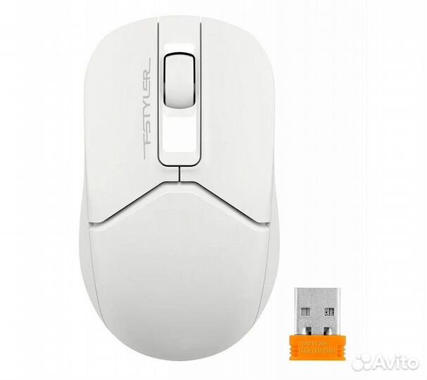 Беспроводная мышь A4Tech Fstyler FG12S, белый