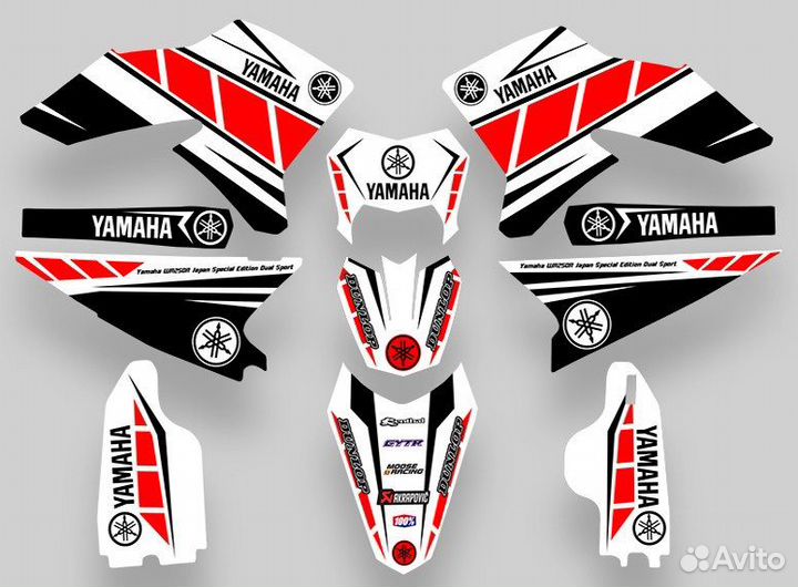 Наклейки Графика yamaha WR250X Wr250R