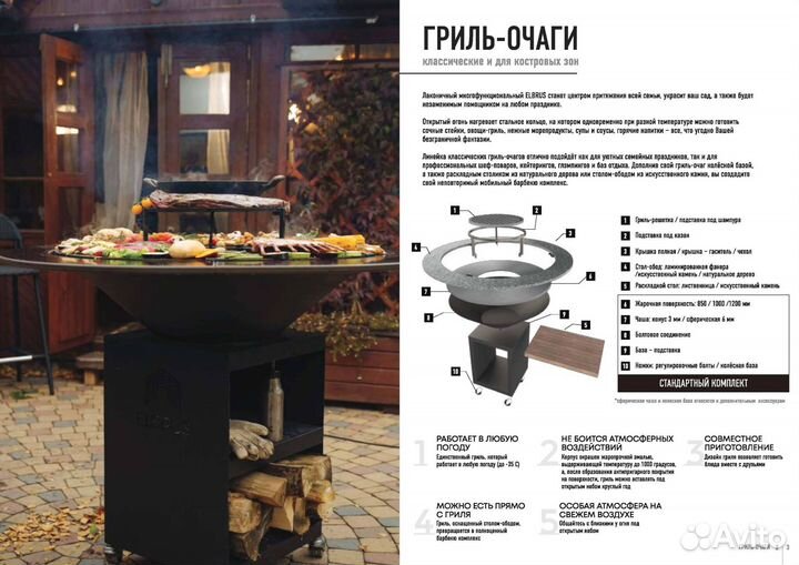 Гриль очаг Эльбрус
