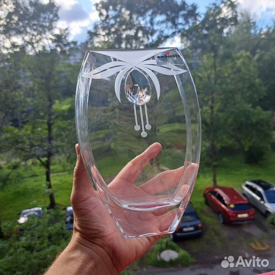 Ваза с кристалом swarovski