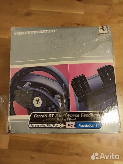 Игровой руль Thrustmaster Ferrari gt 2-in-1 Force