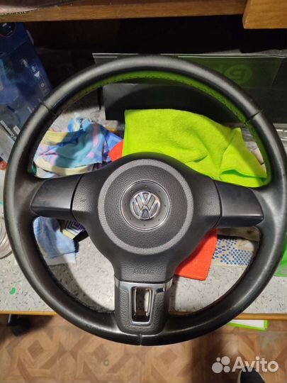 Продам кожаный руль