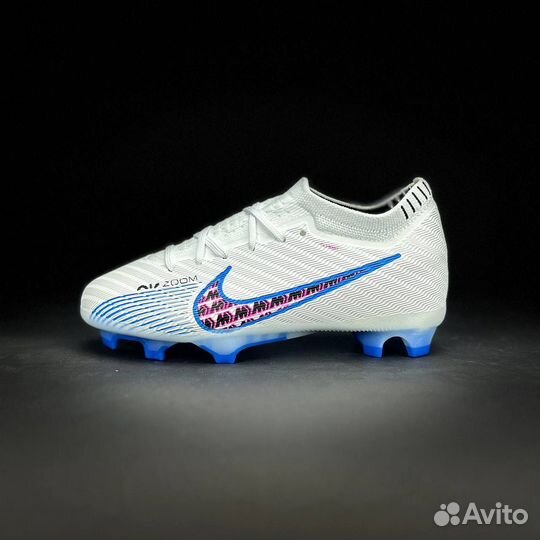 Бутсы Nike Mercurial air zoom белые