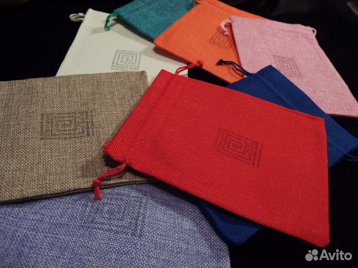 Чехол джутовый для окарины (мешочек) 15х20