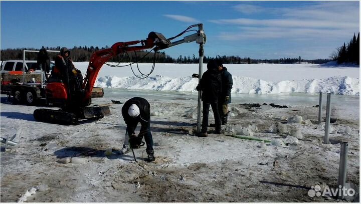 Винтовые сваи. Реконструкция фундамента
