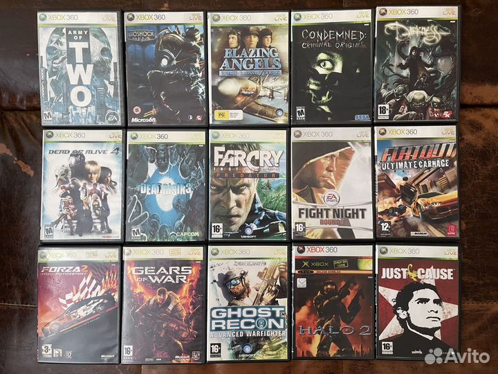 Игры на xbox 360 (прошитый)