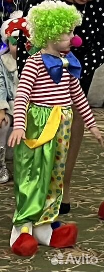 Новогодний костюм клоуна