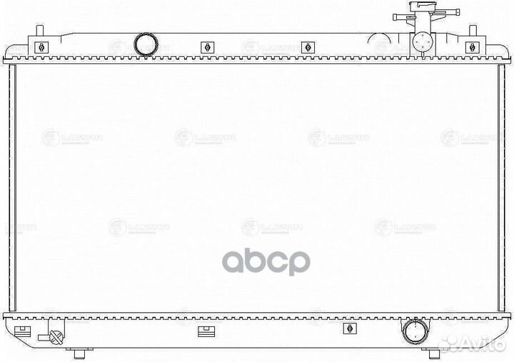 Радиатор охл. ам Chery Tiggo (T11) (05) 1.6i,1