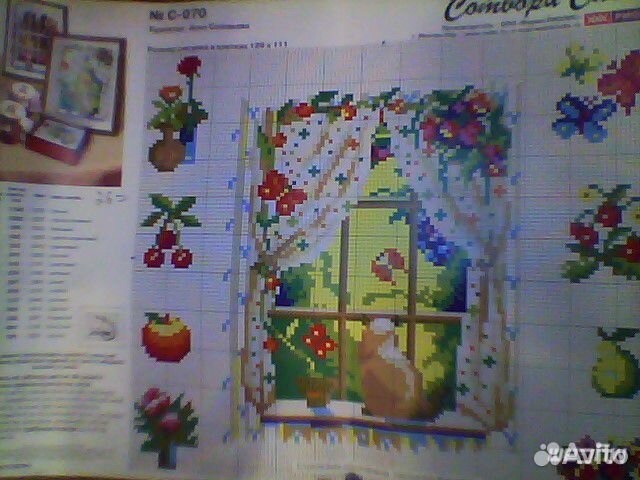 Термоаппликации. Канва. Схема